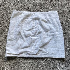 White Mini Skirt